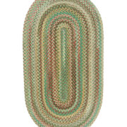 Bear Creek Oval-0980-225-Sage Braided Area Rug image
