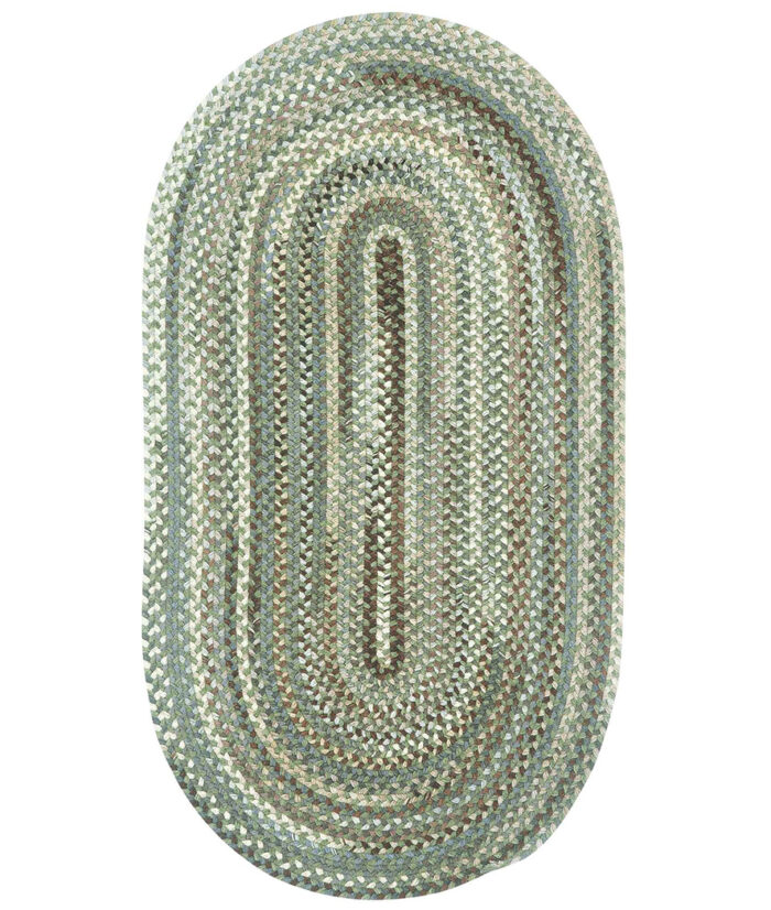 Bear Creek Oval-0980-250-Olive Branch Braided Area Rug image