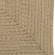 Simplicity Concentric Rect.-0865-700-Flax Indoor-Outdoor Area Rug collection texture detail image