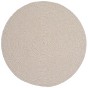 Simplicity Oval-0865-650-Linen Round Indoor-Outdoor Area Rug detail image