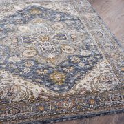 Harrison-1144-Prussian Machine-Made Area Rug collection texture detail image